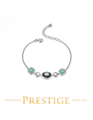 ELLE "MIRAGE" RHODIUM PLATEED GENUINE BRACELET l'évolution des habitudes 