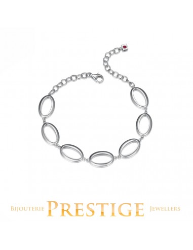 ELLE "MIRAGE" RHODIUM PLATED OVAL LINK BRACELET Comment ça marche