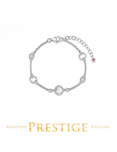 ELLE "NAUTICAL" RHODIUM PLATED BRACELET pas chere