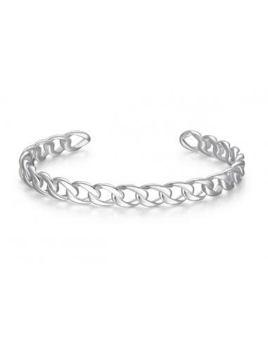 ELLE "OVATION" RHODIUM PLATED BANGLE prix pour 