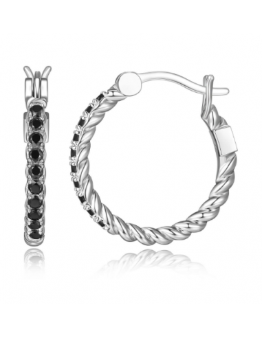 ELLE "NAUTICAL" RHODIUM PLATED EARRING À commander