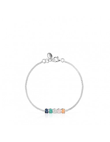 Tous Mini Color Bracelet in Silver with Gemstones 915431610 est présent 