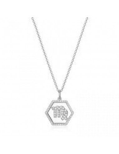 REIGN 925 Virgo Zodiac CZ Necklace Venez acheter