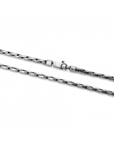 ETHOS BRUSHED GUN METAL 150 BOSTON CHAIN 20" le concept de la Pate a emporter 