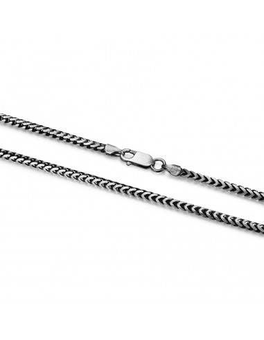 ETHOS BRUSHED GUN METAL 100 FRANCO CHAIN 22" de technologie