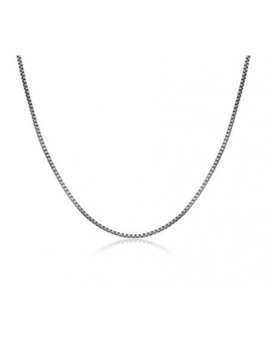 ETHOS BRUSHED GUN METAL 040 ROUND BOX CHAIN 24" offre 