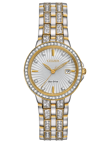 Citizen Eco-Drive Silhouette Crystal Watch s'inspire de l'anatomie humaine