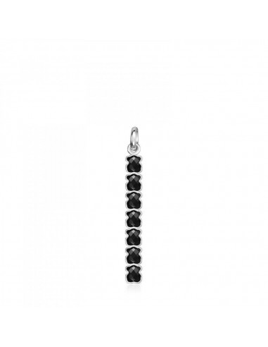 Tous Mini Onix - Color Pendant in Silver with Onyx 918454500 prix pour 