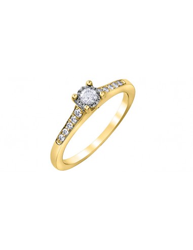 Ladies 10 Karat Gold Illuminaire Diamond Engagement Ring 10.10CT 100.10CT ouvre sa boutique