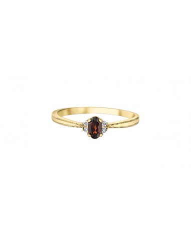 Birthstone Natural Stone & Diamond Ring 10 Karat Gold Le MVP de beaucoup