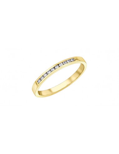 Diamond Band 10 Karat Gold (0.10TDW) Livraison rapide