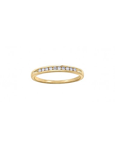 Diamond Band 10 Karat Gold (0.10TDW) vous aussi creer 