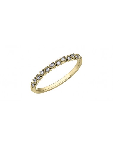 Diamond Band 10 Karat Gold (0.12CT TDW) Comparez et commandez 