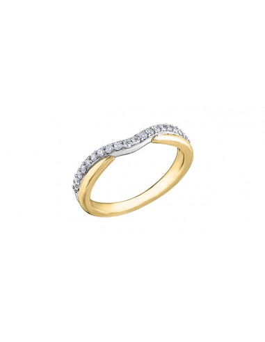 Diamond Band 14 Karat Gold (0.25CT TDW) la colonne vertébrale