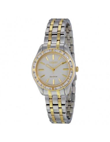 Citizen Eco-Drive Carina White Dial Ladies Watch en linge