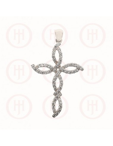 Pendant - Sterling Silver 925 Twisted Cross Par le système avancé 