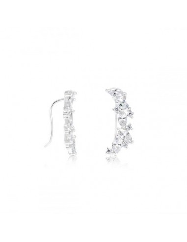 Earrings - Sterling Silver 925 Fancy Shape Ear Climbers acheter en ligne