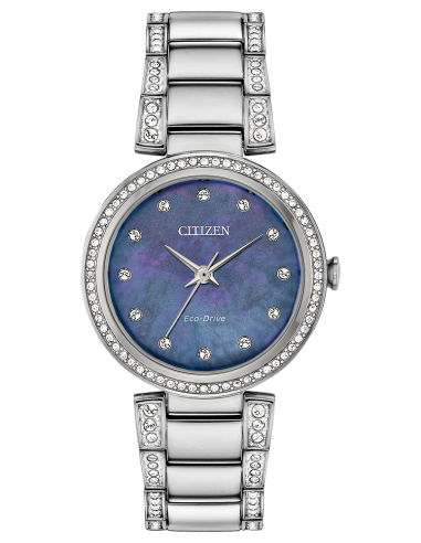 Citizen Eco-Drive Silhouette Crystal Watch s'inspire de l'anatomie humaine