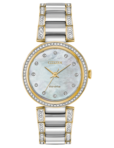 Citizen Eco-Drive Silhouette Crystal Watch est présent 