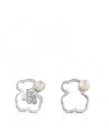 Tous Silver Silueta Earrings with Pearl 713563510 chez Cornerstreet bien 