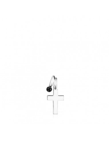 Tous Pack of Silver and Onyx Sweet Dolls cross Pendants 912784510 de votre