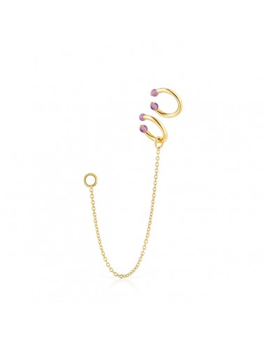 Tous Batala Earcuff Pack in Gold Vermeil with Amethyst 918543650 shop