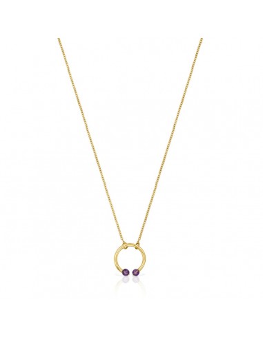 Tous Batala Necklace in Gold Vermeil with Amethyst 918542590 la chaussure