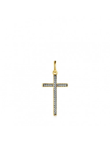 Tous Nocturne cross Pendant in Gold Vermeil with Diamonds 918444540 l'achat 