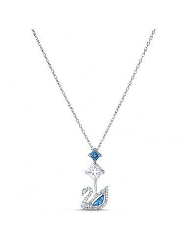 Swarovski Dazzling Swan Necklace, Blue, Rhodium plated 5530625 Le MVP de beaucoup