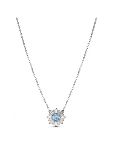 Swarovski Sunshine Pendant, Blue, Rhodium plated 5536742 suggérées chez