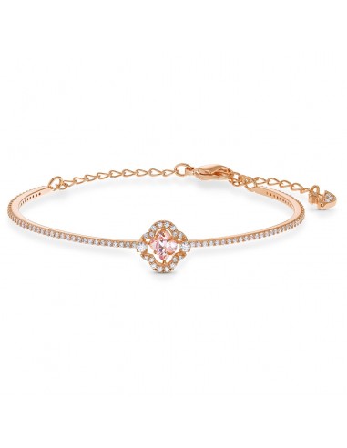 Swarovski Sparkling Dance Bangle, Pink, Rose-gold tone plated 5516476 shop