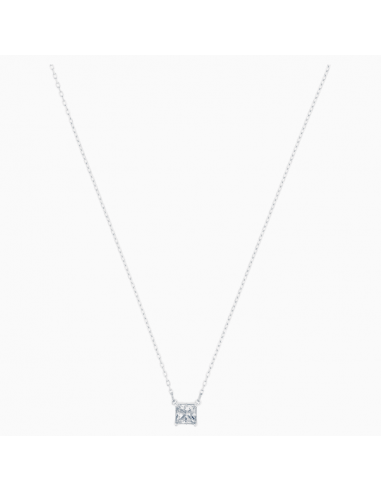 Swarovski Attract Necklace, White, Rhodium plated 5510696 pas chere