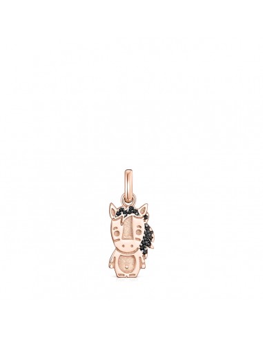 Tous Chinese Horoscope Horse Pendant in Rose Gold Vermeil with Spinel 918434520 la chaussure