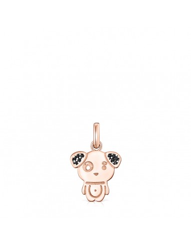 Tous Chinese Horoscope Dog Pendant in Rose Gold Vermeil with Spinel 918434590 d'Europe débarque