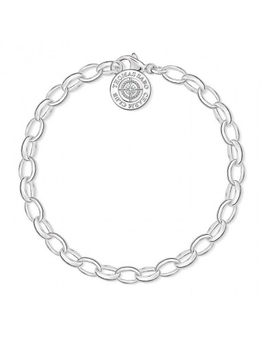 Thomas Sabo Charm Bracelet diamond Sterling Silver DCX0001-725-14 plus qu'un jeu 