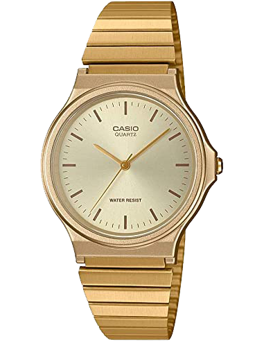 Casio Men's Casual Classic Quartz Stainless-Steel Strap, Gold, 18.8 Watch MQ-24G-9ECF ouvre sa boutique