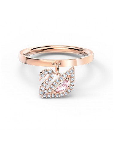 Swarovski Dazzling Swan Ring, Pink, Rose-gold tone plated 5549307 la colonne vertébrale