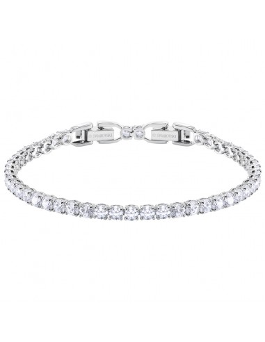 Swarovski Tennis Deluxe Bracelet, White, Rhodium plated 5409771 store