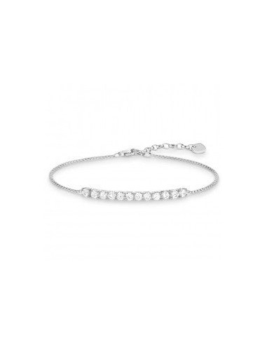 Thomas Sabo Silver Cubic Zirconia Bracelet A1540-051-14-L19.5V Les magasins à Paris