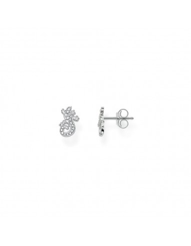 Silver Salamander Ear Studs H1871-051-14 la colonne vertébrale