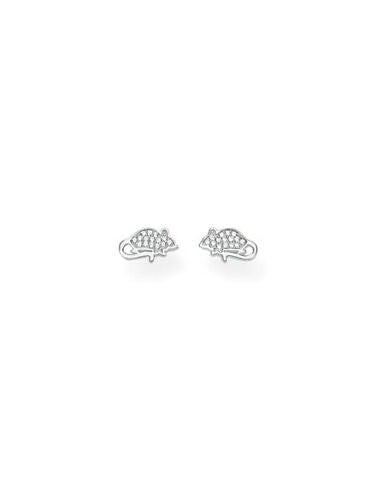 THOMAS SABO Silver Pavé Mouse Stud Earrings H1872-051-14 Venez acheter